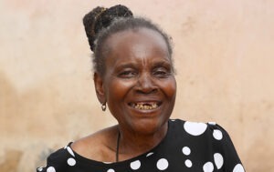 Nelly received sight-saving cataract surgery at a cbm-funded hospital in Zimbabwe.